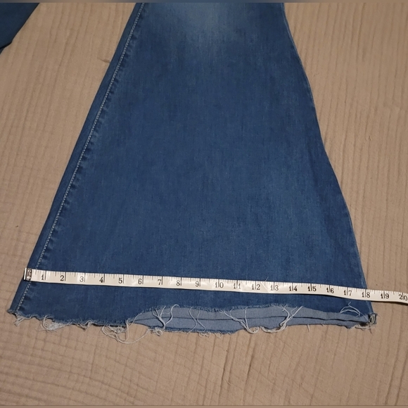We The Free (Free People) Just Float on Flare Jeans in Jericho Blue Size 29 - Picture 8 of 11